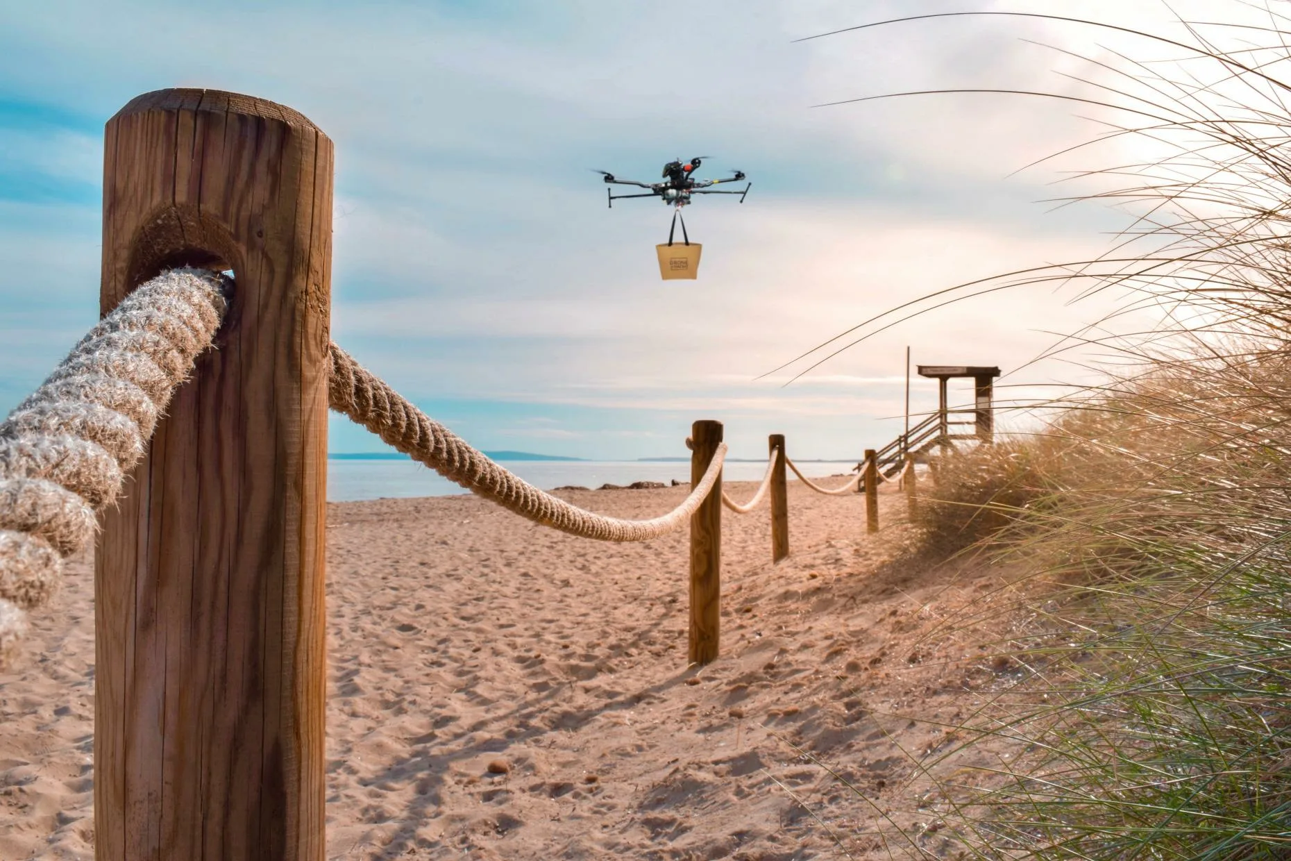 Drone to Yacht: entregas aéreas de alimentos en expansión internacional — Curso de Drones
