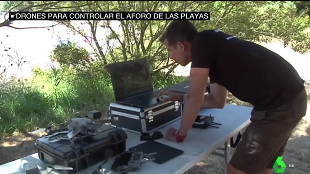 AeroCovid, el dron que vigila las playas de Galicia, en la Sexta Noticias