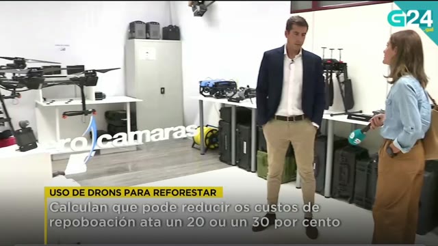 Telexornal Mediodia - drones reforestacion